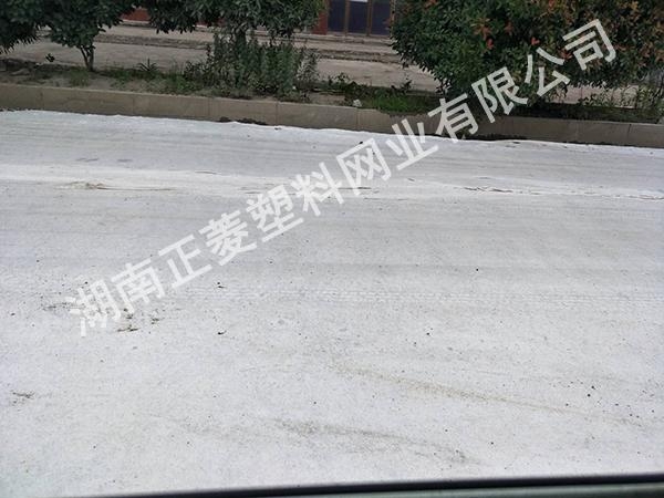 湖南岳阳汨罗县国道翻新使用土工布案例
